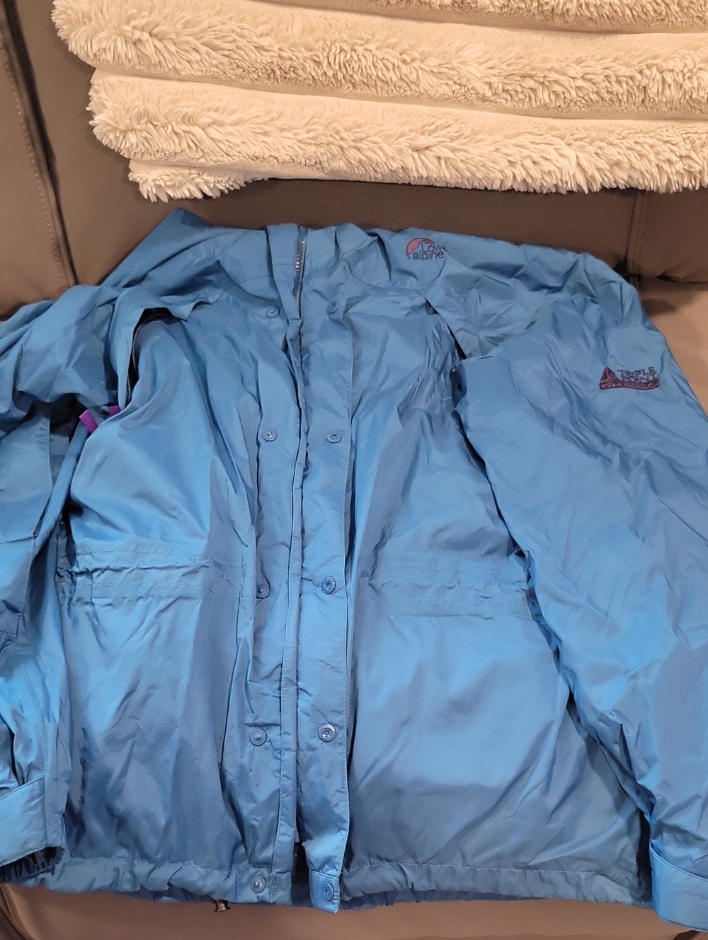 Alpine Pro Men’s Light Blue Raincoat